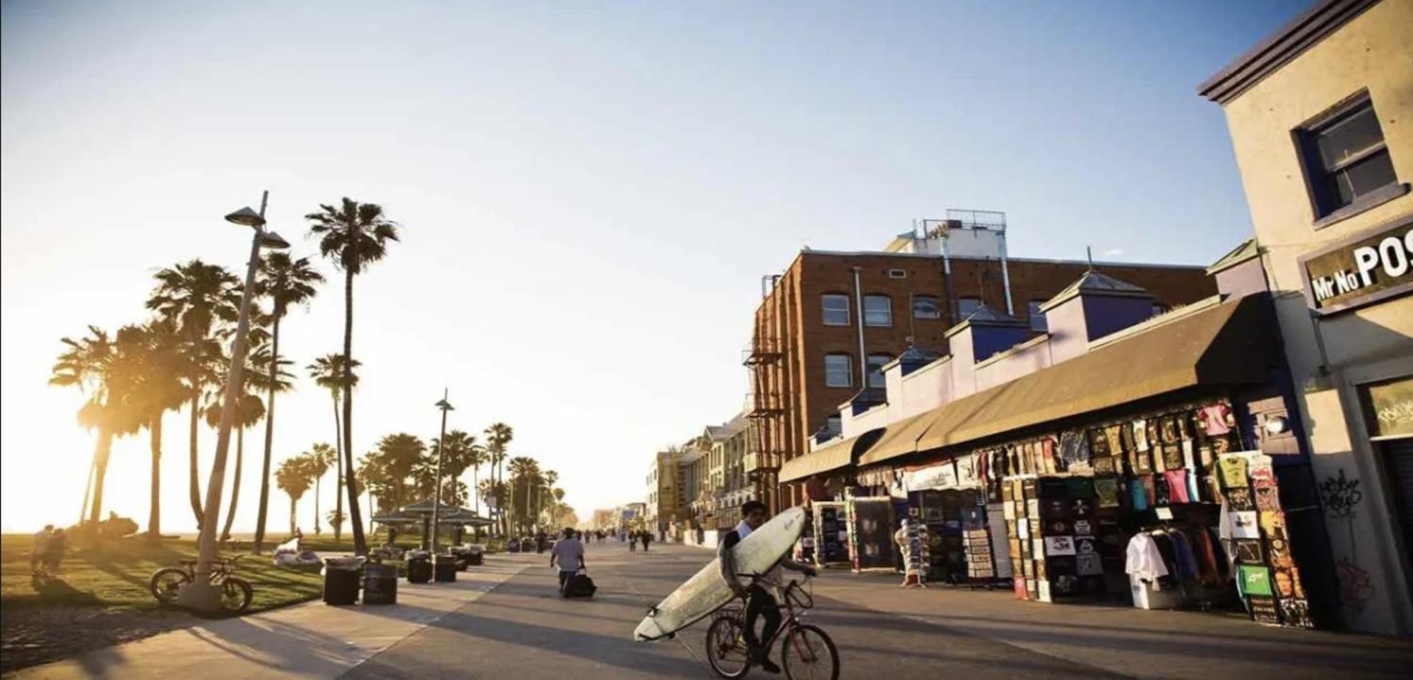 Venice Beach Studio With Large Private Patio Steps To The Beach Los Angeles Exteriér fotografie